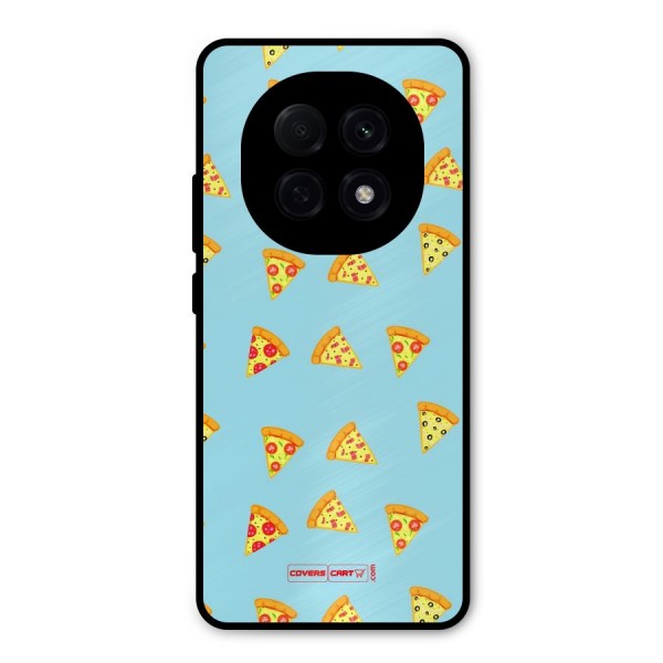 Cute Slices of Pizza Metal Back Case for Oppo F29 Pro