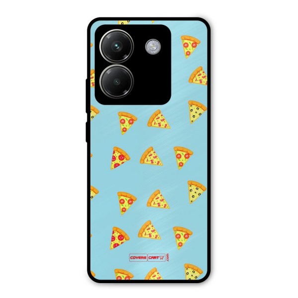 Cute Slices of Pizza Metal Back Case for Poco M7 Pro 5G