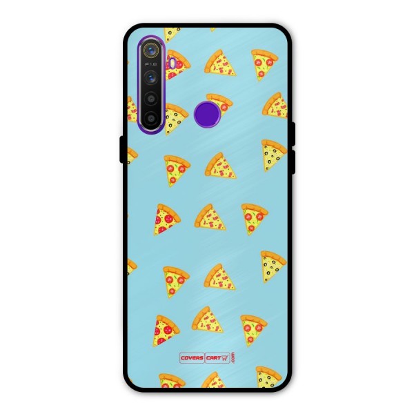 Cute Slices of Pizza Metal Back Case for Realme Narzo 10