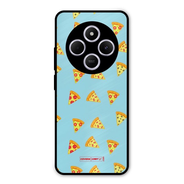 Cute Slices of Pizza Metal Back Case for Redmi A4