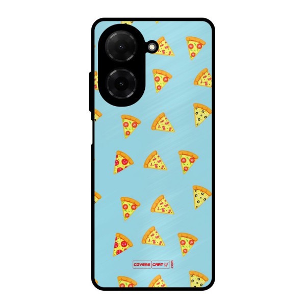 Cute Slices of Pizza Metal Back Case for Redmi A5 4G