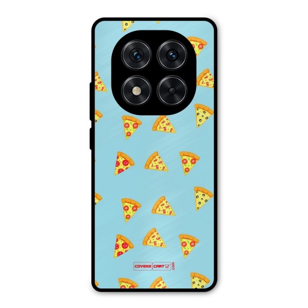 Cute Slices of Pizza Metal Back Case for Redmi Note 14 Pro 5G