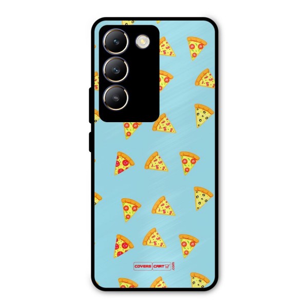 Cute Slices of Pizza Metal Back Case for Vivo Y200e