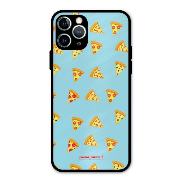 Cute Slices of Pizza Metal Back Case for iPhone 11 Pro Max