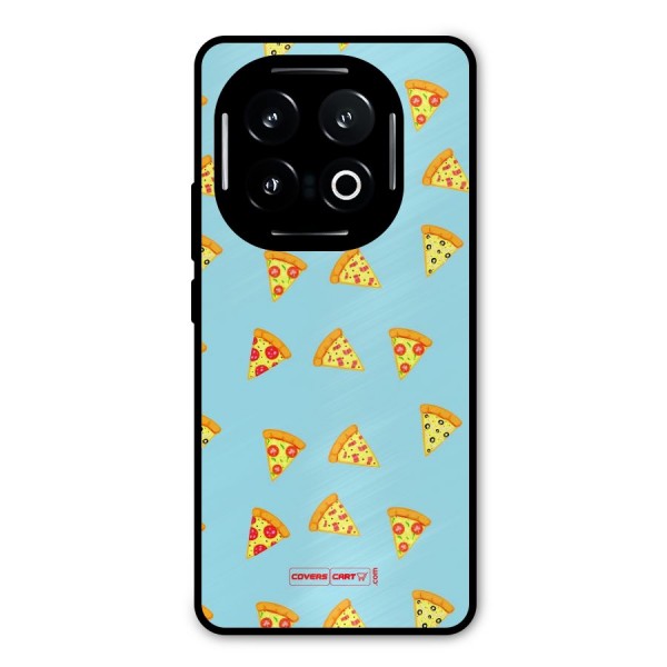 Cute Slices of Pizza Metal Back Case for iQOO 13