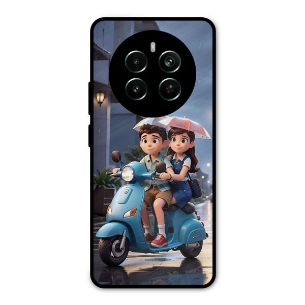 Cute Teen Scooter Metal Back Case for Realme 12 Pro Plus