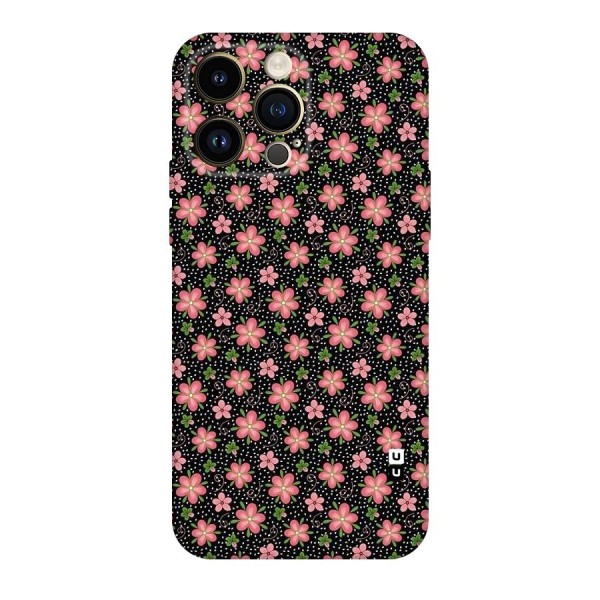 Cute Tiny Flowers Original Polycarbonate Back Case for iPhone 14 Pro Max