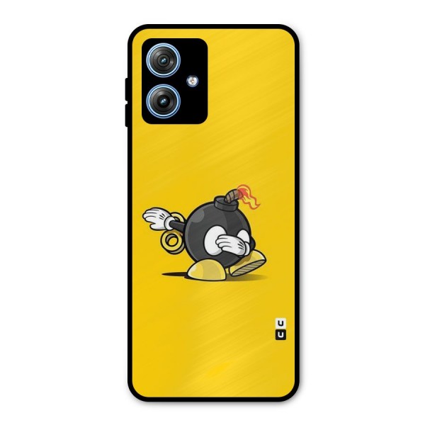 Dab Bomb Metal Back Case for Moto G54