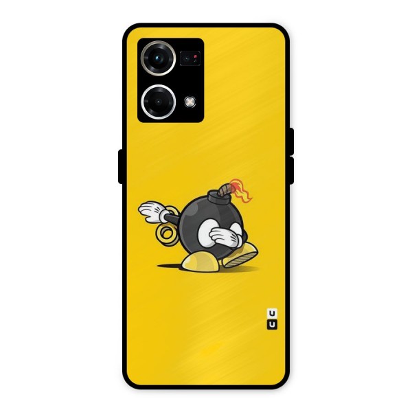 Dab Bomb Metal Back Case for Oppo F21 Pro 4G