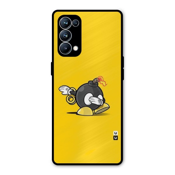 Dab Bomb Metal Back Case for Oppo Reno5 Pro 5G