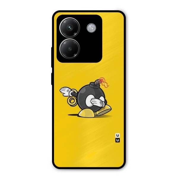 Dab Bomb Metal Back Case for Poco M7 Pro 5G