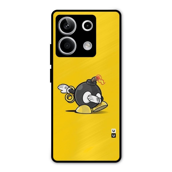 Dab Bomb Metal Back Case for Redmi Note 13 5G