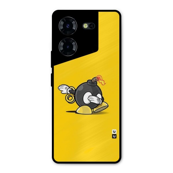 Dab Bomb Metal Back Case for Tecno Pova 5 Pro 5G