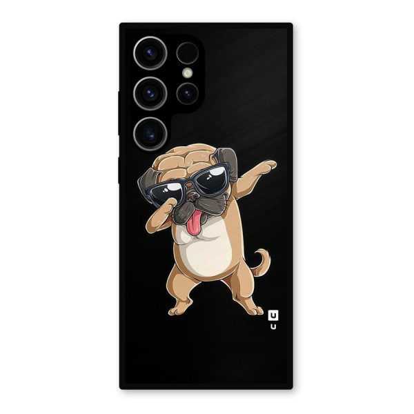 Dab Cool Dog Metal Back Case for Galaxy S23 Ultra
