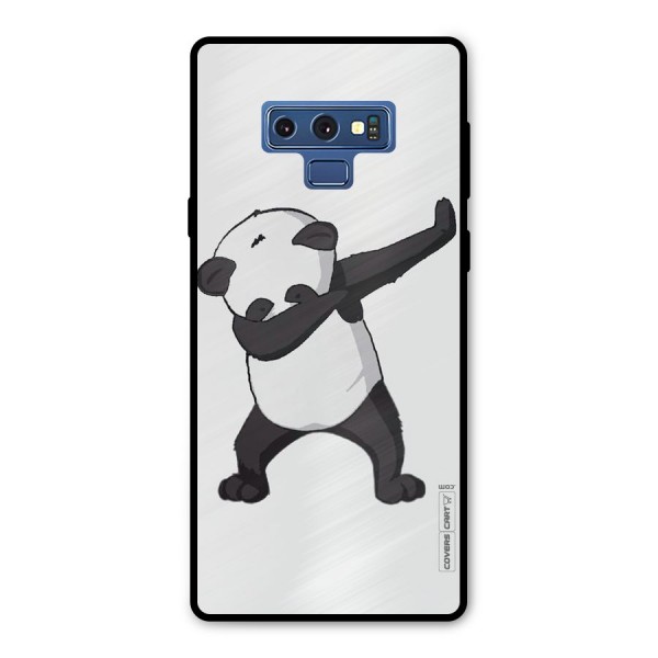 Dab Panda Shoot Metal Back Case for Galaxy Note 9