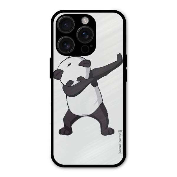 Dab Panda Shoot Metal Back Case for iPhone 16 Pro