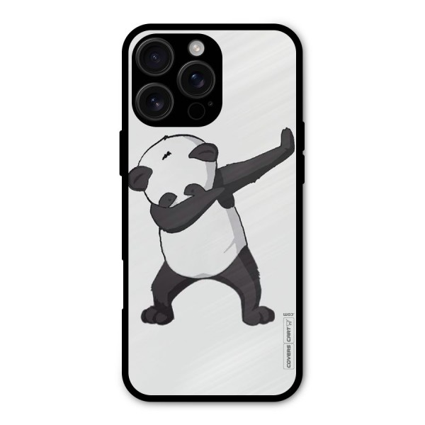 Dab Panda Shoot Metal Back Case for iPhone 16 Pro Max