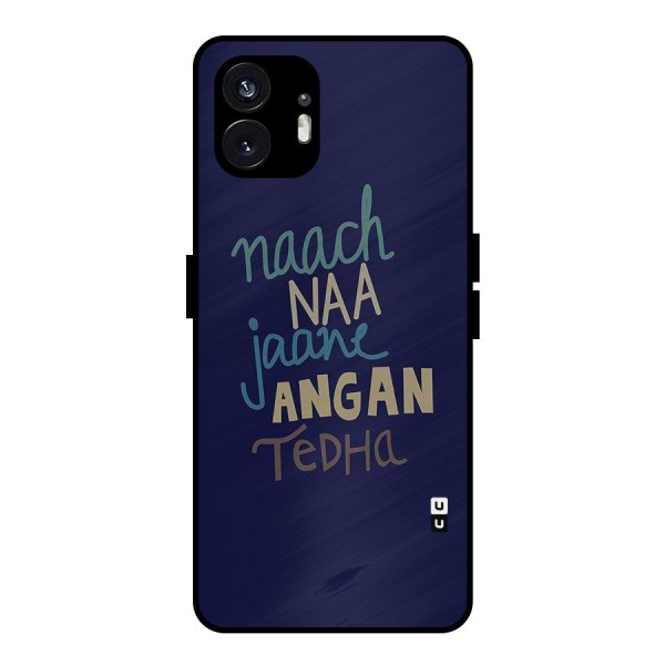 Dance Words Metal Back Case for Nothing Phone 2