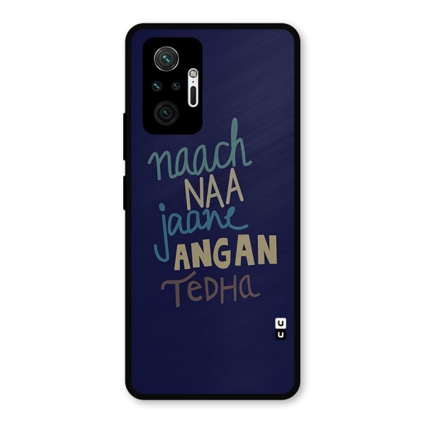 Dance Words Metal Back Case for Redmi Note 10 Pro Max