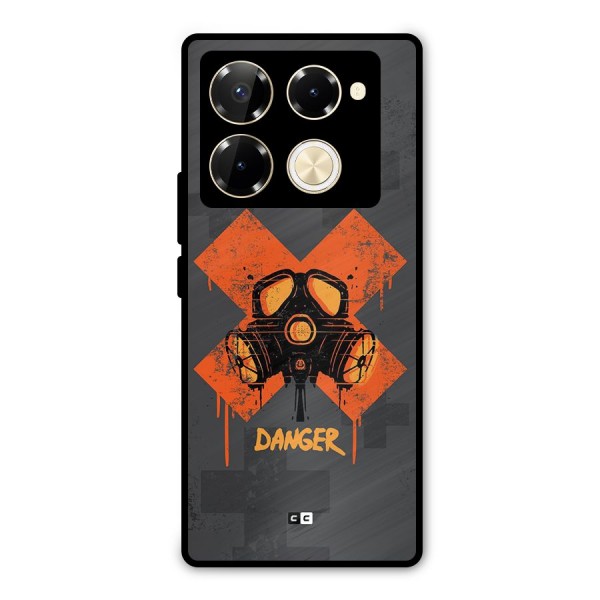 Danger Mask Metal Back Case for Infinix Note 40 Pro
