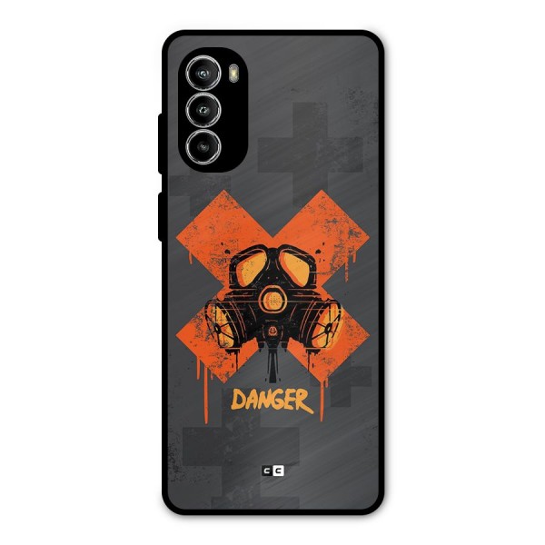 Danger Mask Metal Back Case for Moto G52