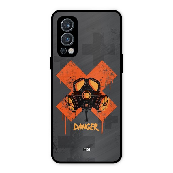 Danger Mask Metal Back Case for OnePlus Nord 2 5G