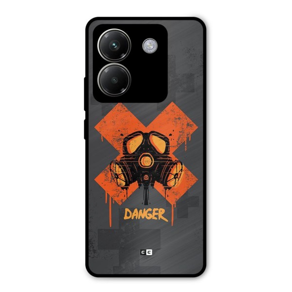 Danger Mask Metal Back Case for Poco M7 Pro 5G