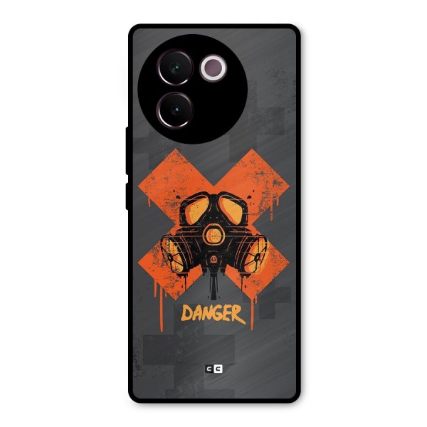 Danger Mask Metal Back Case for Vivo V30e