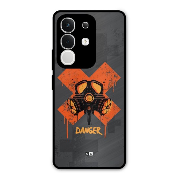 Danger Mask Metal Back Case for iQOO Z10x