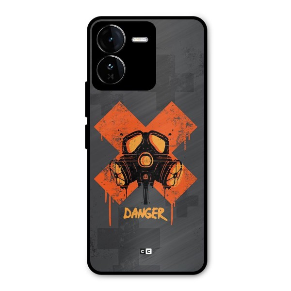 Danger Mask Metal Back Case for iQOO Z9