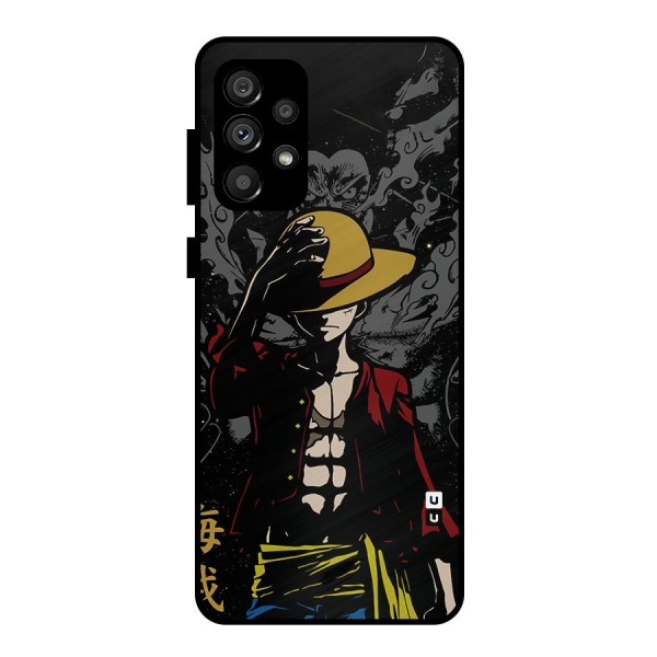 Dark Luffy Art Metal Back Case for Galaxy A73 5G