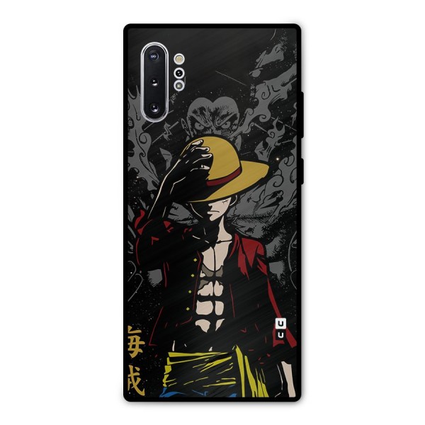 Dark Luffy Art Metal Back Case for Galaxy Note 10 Plus