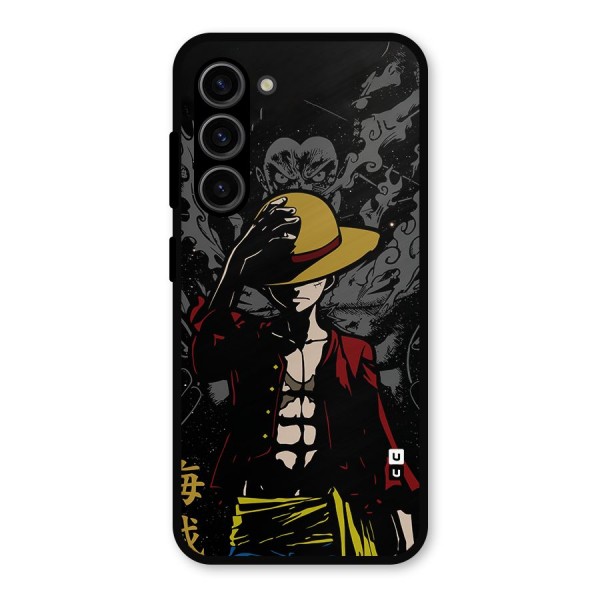 Dark Luffy Art Metal Back Case for Galaxy S23