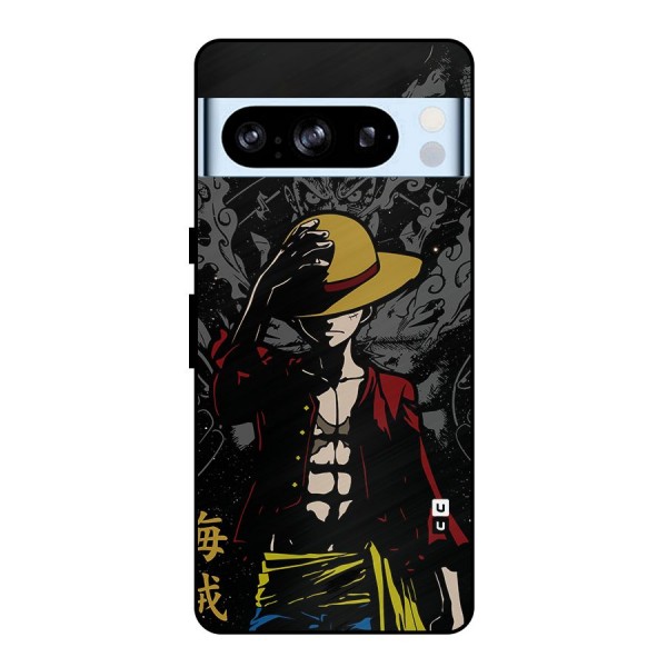 Dark Luffy Art Metal Back Case for Google Pixel 8 Pro