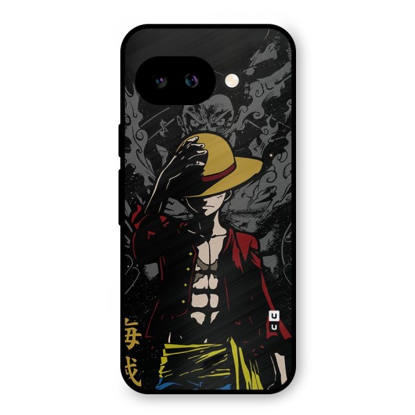 Dark Luffy Art Metal Back Case for Google Pixel 9a