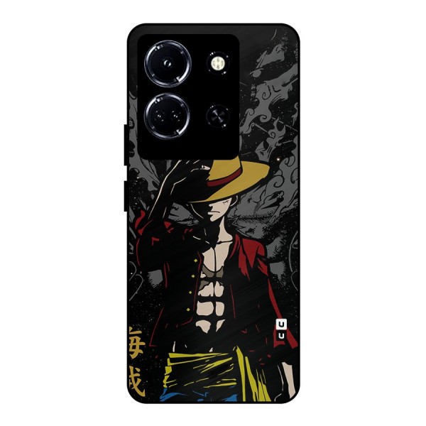 Dark Luffy Art Metal Back Case for Infinix Note 30 5G