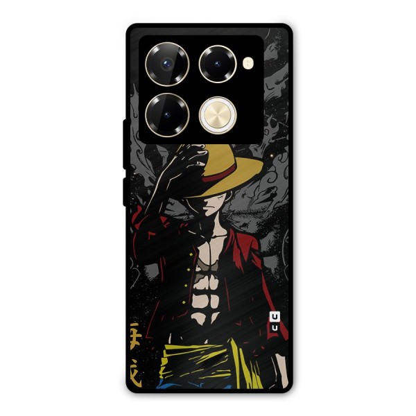 Dark Luffy Art Metal Back Case for Infinix Note 40 Pro