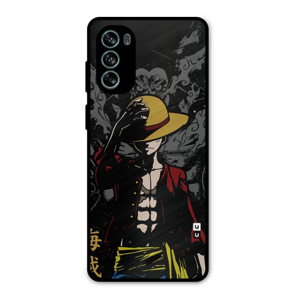 Dark Luffy Art Metal Back Case for Moto G62