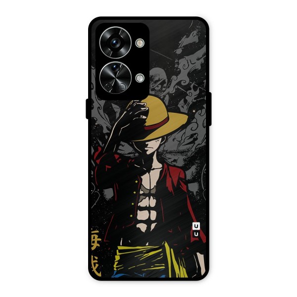 Dark Luffy Art Metal Back Case for OnePlus Nord 2T