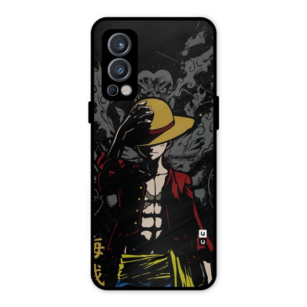 Dark Luffy Art Metal Back Case for OnePlus Nord 2 5G