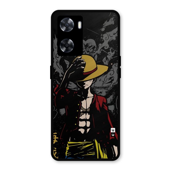 Dark Luffy Art Metal Back Case for Oppo A77