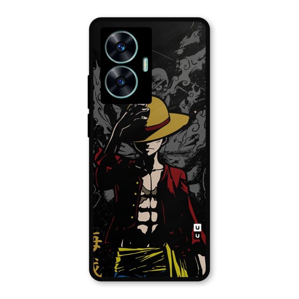 Dark Luffy Art Metal Back Case for Realme C55