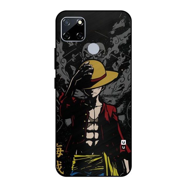 Dark Luffy Art Metal Back Case for Realme Narzo 30A
