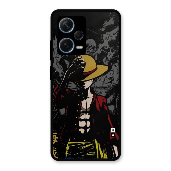 Dark Luffy Art Metal Back Case for Redmi Note 12 Pro Plus 5G