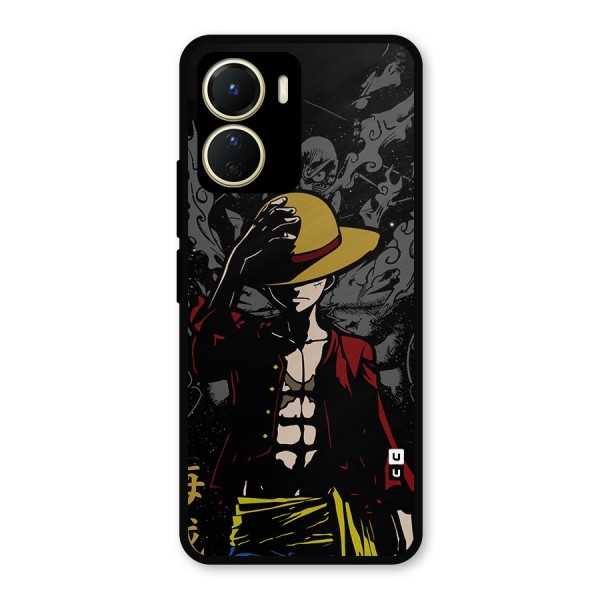 Dark Luffy Art Metal Back Case for Vivo T2x