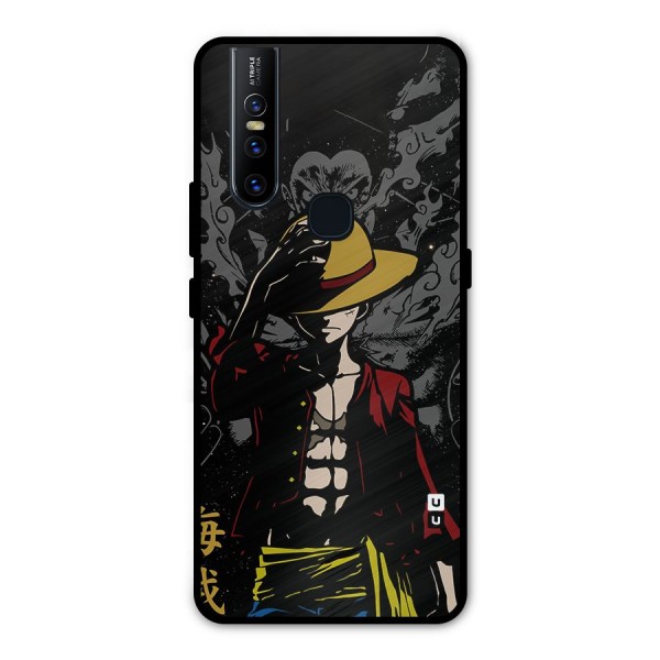 Dark Luffy Art Metal Back Case for Vivo V15