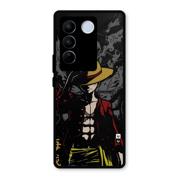 Dark Luffy Art Metal Back Case for Vivo V27 Pro