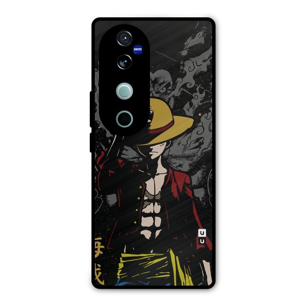 Dark Luffy Art Metal Back Case for Vivo V40 Pro