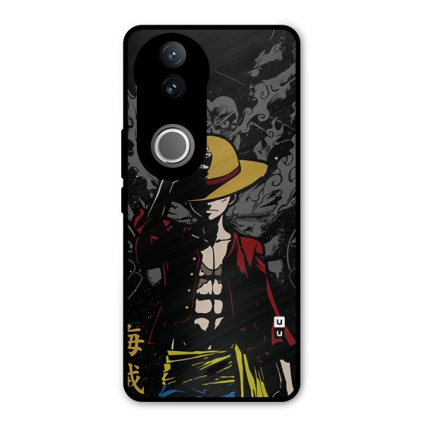 Dark Luffy Art Metal Back Case for Vivo V50e