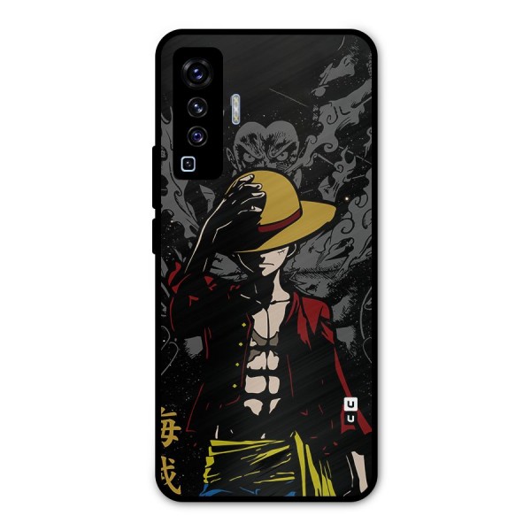 Dark Luffy Art Metal Back Case for Vivo X50